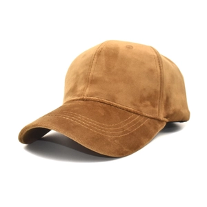 Einfarbige braune Samt-Baseballkappe für Herren und Damen, stylischer Winter-Sonnenhut