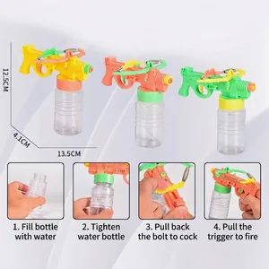 Crossbow water gun toy for kids available in yellow orange and green colors