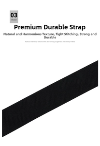 Close-up of black elastic woven waist belt showing high-density twill texture and durability
