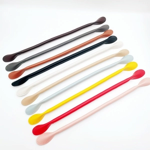 Multiple colors of thick leather handbag straps with pre-punched holes for DIY bags