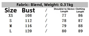 Size guide for bow-tie flowy mini dress including bust and length measurements in centimeters