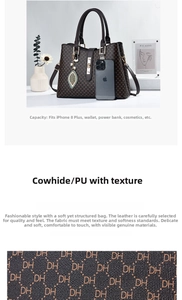 Detailed interior view of brown monogram handbag showing large capacity for essentials