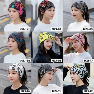 Collage of multi-functional winter scarves showing various prints and wearable styles