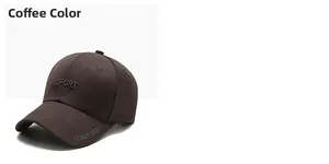 Dettaglio cappellino da baseball color caffè con ricamo Sport 3D e fori di sfiato