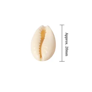 Set of 20mm creamy white shell beads for DIY jewelry making necklaces and bracelets