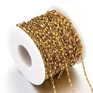 Twisted Cuban Chain Stainless Steel Spiral Link Bulk For DIY Necklace Bracelet Jewelry Making Accessories Findings