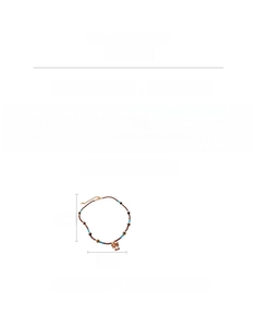 Spécifications de taille pour collier de perles éléphant avec 47cm de long et 11,7g de poids