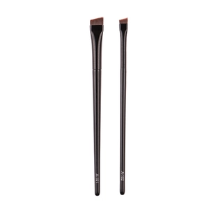Set pennelli neri angolati per trucco occhi con setole marroni e codici A-101 A-102