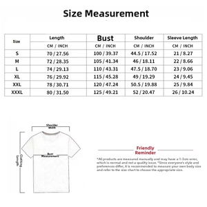 Detailed size chart for men's ribbed V-neck Henley shirt with measurements in CM and INCH