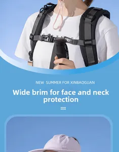 Chapeau de soleil d'extérieur à bord large pour la protection du visage et du cou
