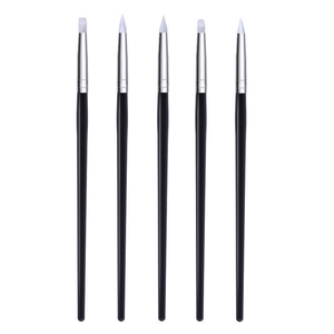 5-teiliges Set Silikon-Nagelkunststifte zum Schnitzen, Prägen und für Tonskulpturen