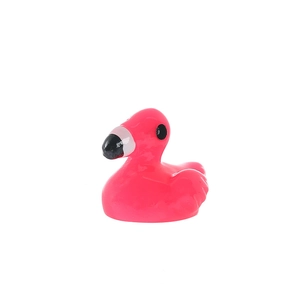 Pink flamingo resin figurine for DIY miniature landscapes and succulent bonsai decoration