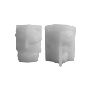 Translucent resin silicone molds for fairy girl figurines and DIY candle plaster art