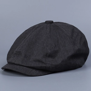 Vintage Newsboy Cap Cotton Breathable Flat Ivy Hat Retro British Style Casual Outdoor Sunshade For Men Women