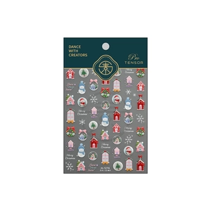 Stickers nail art 3D Noël avec motifs de bonhomme de neige et flocons de neige