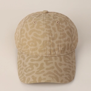 Leopard Print Baseball Cap Women Cotton Nylon Blend Summer Breathable Sun Protection Adjustable Streetwear Fashion