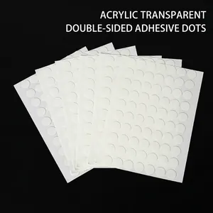 Acrylic Transparent Double Sided Adhesive Dots Waterproof No Residue Clear Glue Points For DIY Crafts Balloon Wall Fixing