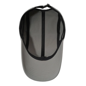 Internal view of quick-dry sports cap with moisture-wicking band and adjustable strap