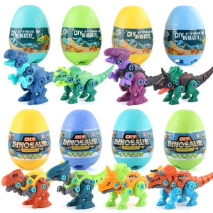 DIY Take Apart Dinosaur Toy With Egg Storage Case And Plastic Screwdriver Educational Construction Building Toys
