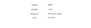 Detailed size chart for 18K gold plated titanium steel snake bone chain anklet