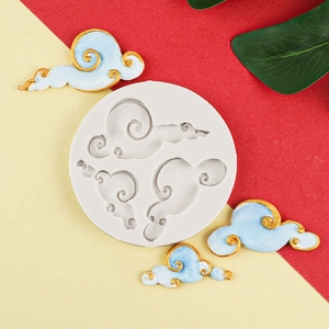 Elegante Chinese wolken siliconen mal voor fondant chocolade en hars DIY ambachten
