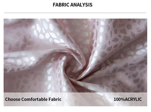 Detail view of pink fabric with silver dots pattern made of 100% acrylic material