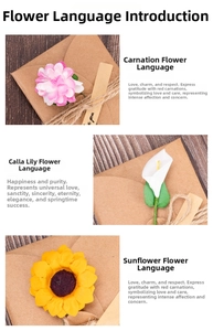 Buste in carta kraft fai-da-te con fiori secchi per auguri aziendali e piccoli regali