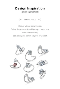 Macro detail showing S925 hallmark on silver rings with various gemstone cuts