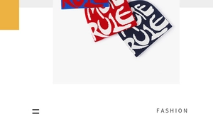 Detailed macro view showing red and navy blue letter jacquard knitted winter beanies