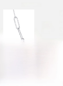 Macro detail of hand-polished S925 sterling silver chain necklace with shimmering finish