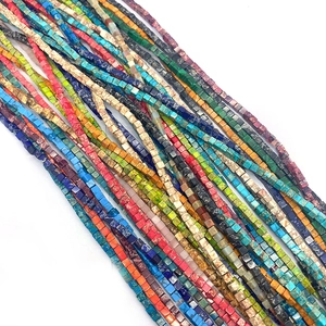 Mixed color 3mm cube imperial stone loose beads for DIY jewelry making sets