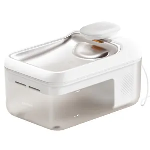 Automated 304 stainless steel smart cat water fountain with visible water level