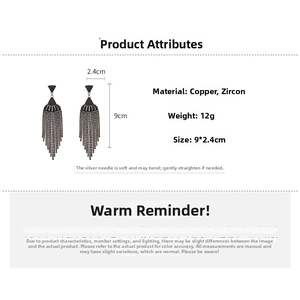 Spécifications des boucles d'oreilles à pompons noirs avec dimensions et matériaux