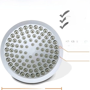 6 inch round chrome plated ABS shower head high pressure rainfall sprayer