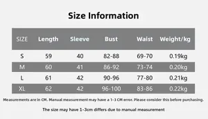 Size chart for PU leather sleeveless top with detailed length, bust, and waist measurements