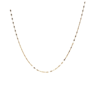 Minimalist gold-plated lip chain necklace with high-polish finish for women
