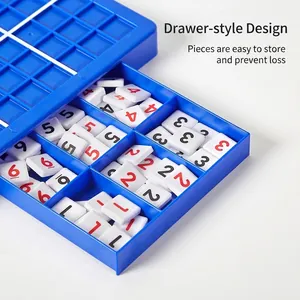 Educational Sudoku board game for kids with drawer storage and numbered tiles