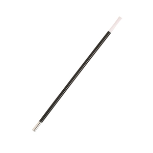 Elegant vintage black long cigarette holder with white tip for party costume accessories