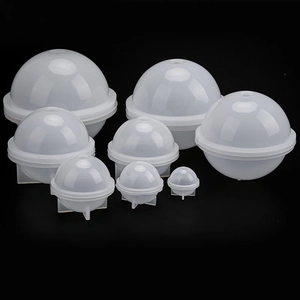 Round Ball Sphere Silicone Mold For DIY Crystal Epoxy Resin Crafts Handmade Desktop Ornament Making Tool Reusable