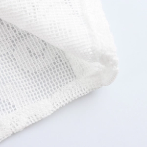Elegant white lace dress for women with intricate mesh texture and slim fit design