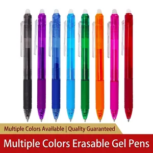 Erasable Gel Pens Retractable Heat Sensitive Ink Multi Color Plastic Writing Stationery For School Office Students