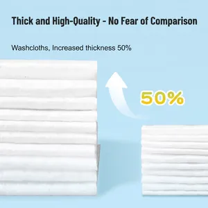 Microfiber pet dishcloth with built-in detergent featuring 50% thicker material for cleaning