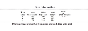 Guide des tailles pour ensemble chemise à plumes femme indiquant taille, hanches et longueur
