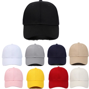 Baseball Cap Cotton Twill Breathable Outdoor Sun Protection Adjustable Metal Buckle Unisex Casual Fashion Solid Colors