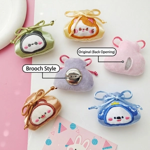 Broche en peluche mignonne pour décoration DIY de vêtements et accessoires de sacs à main