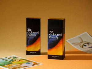 Professional 48 and 72 color oil-based colored pencil sets for students and artists