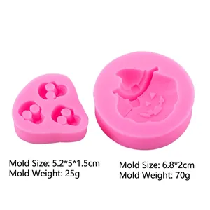 3D pumpkin and skull silicone molds for Halloween baking and cake decorations