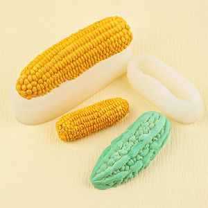 Stampi In Silicone Per Verdure Mais Zucca Amara 3D Per Fondant Cioccolato Mousse Torta Sapone Candela Artigianato DIY