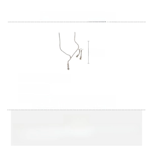 Détails du collier en strass avec chaîne de 30,5 cm et extension de 18 cm