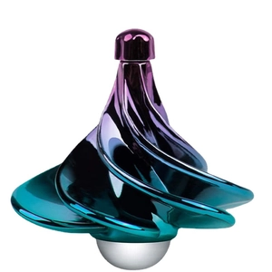 Wind Driven Gyroscope Desktop Stress Relief Toy Spiral Metal Zinc Alloy Electroplated Decorative Spinning Top Office
